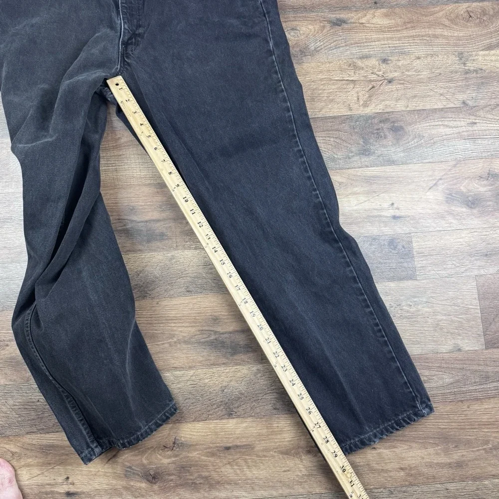 Vintage 2000 Black Levi's 550 Jeans Cotton Western Denim 36x30 USA